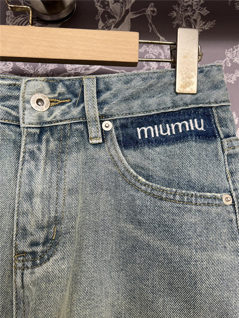 M1um1u new denim shorts replica d&g clothing