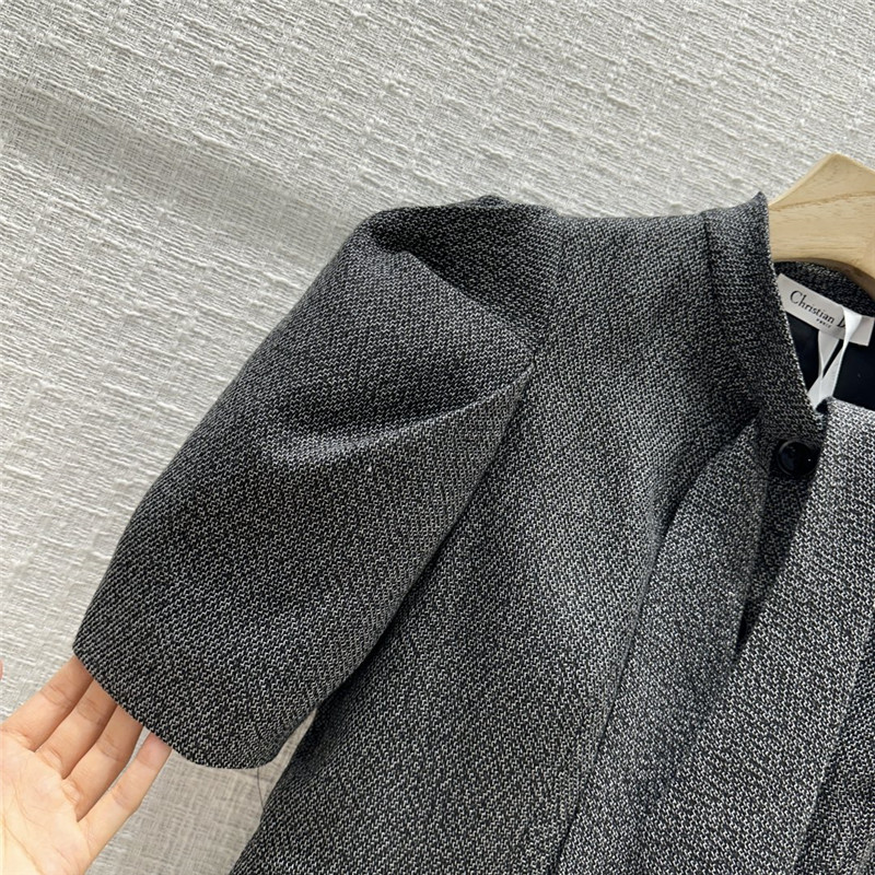 D10r lace-up waisted short-sleeved jacket replica clothes