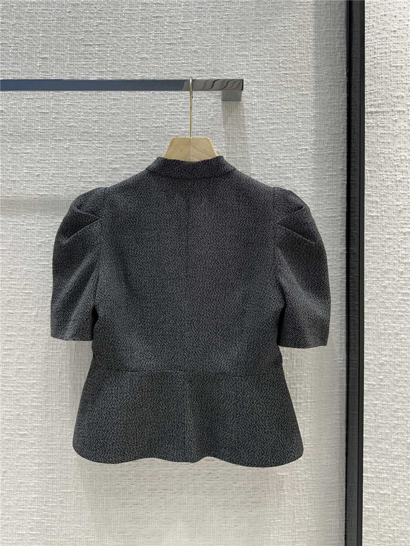 D10r lace-up waisted short-sleeved jacket replica clothes