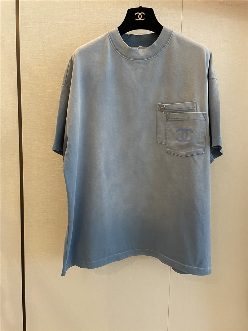 Ch**el new style fried color short sleeve replicas clothes