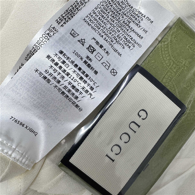 Gucci bow patchwork shirt replica d&g clothing