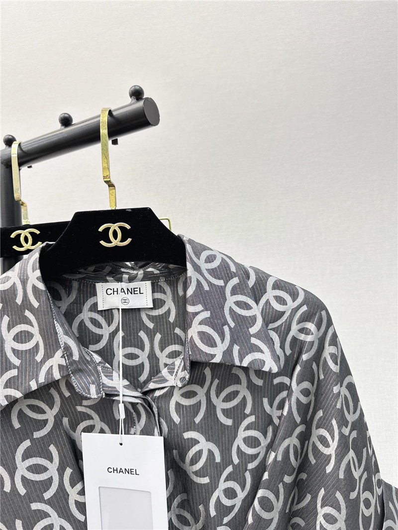 Ch**el logo print suit replica designer clothes