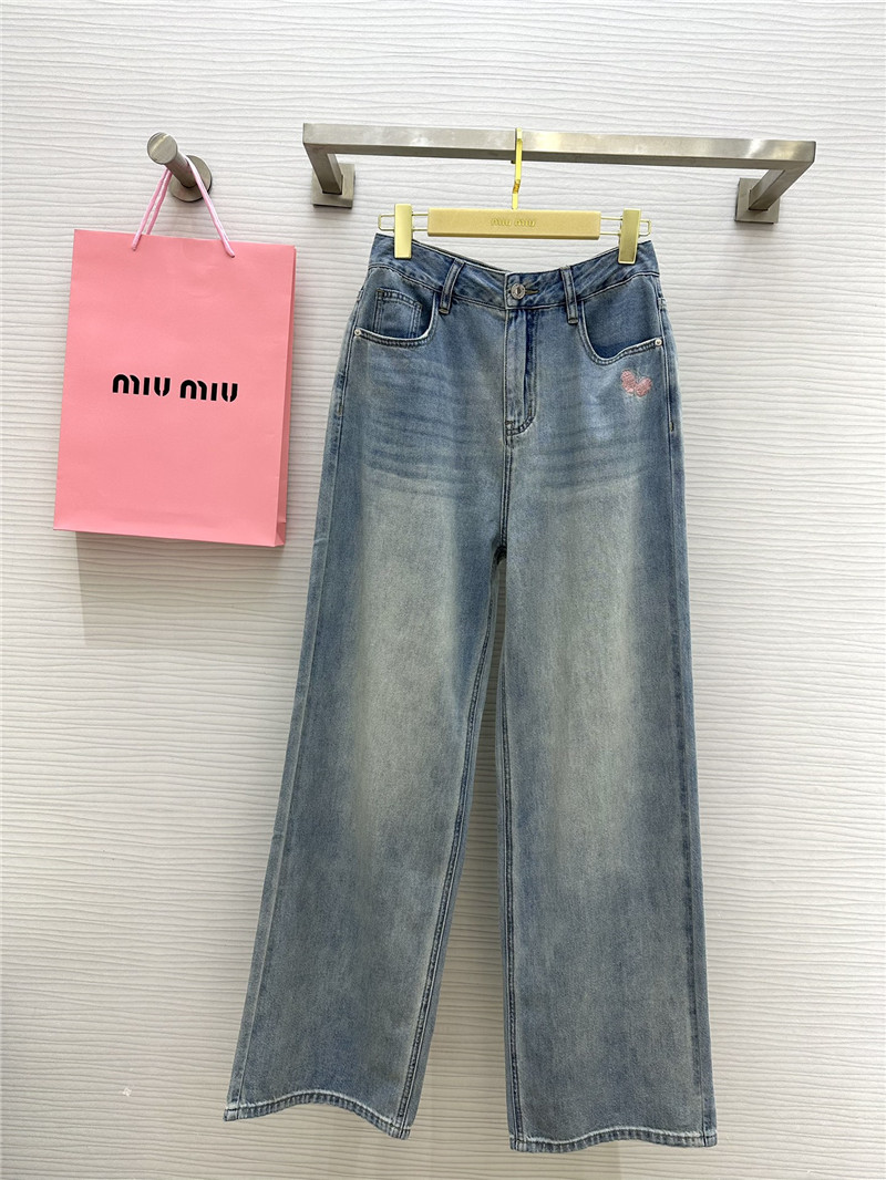D10r washed jeans replica designer clothes