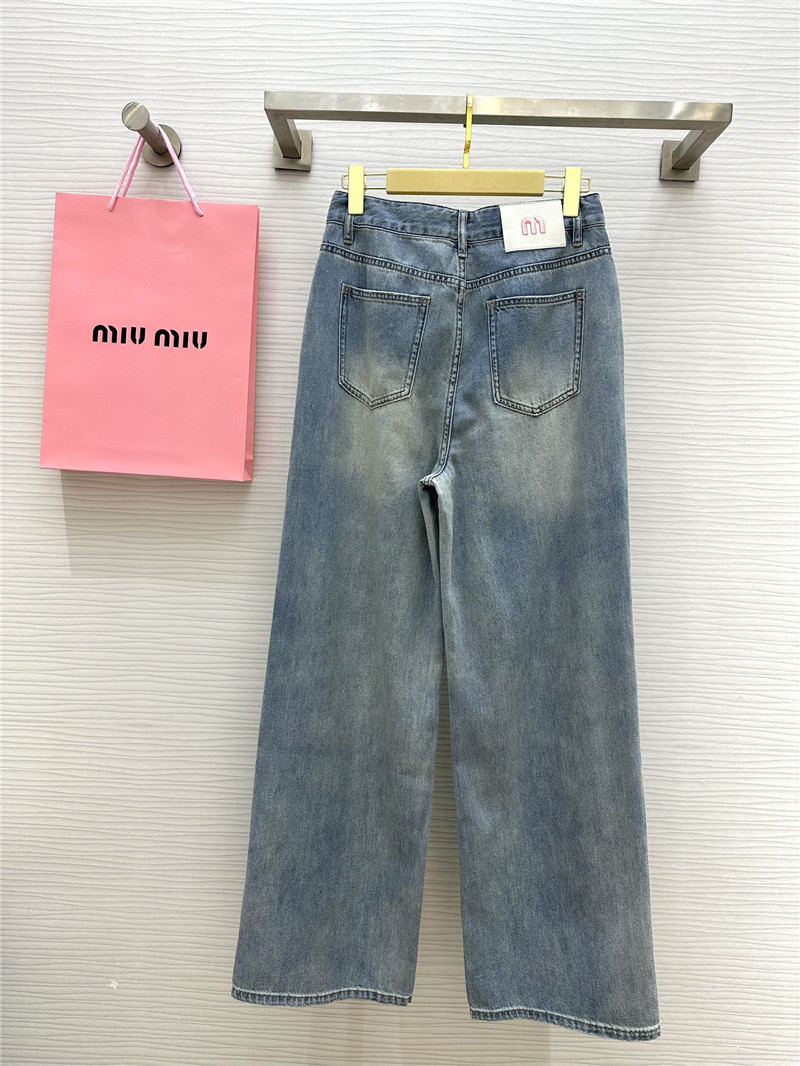 D10r washed jeans replica designer clothes