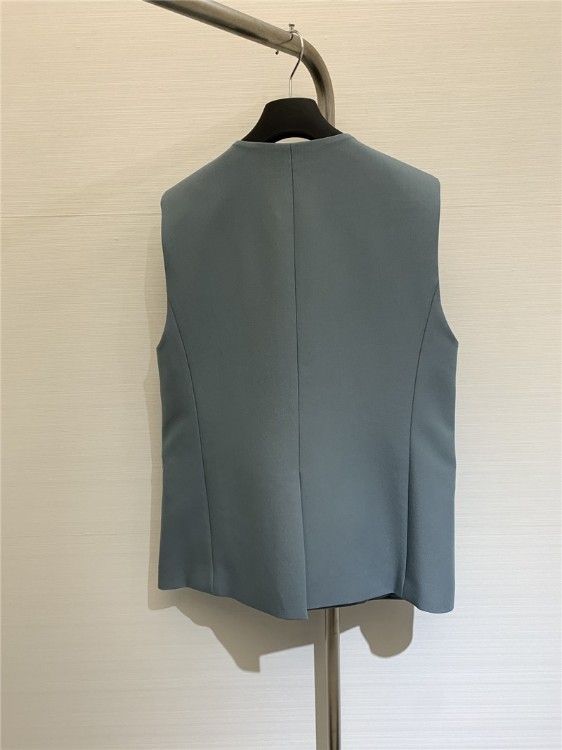 D10r single breasted silhouette vest replica d&g clothing