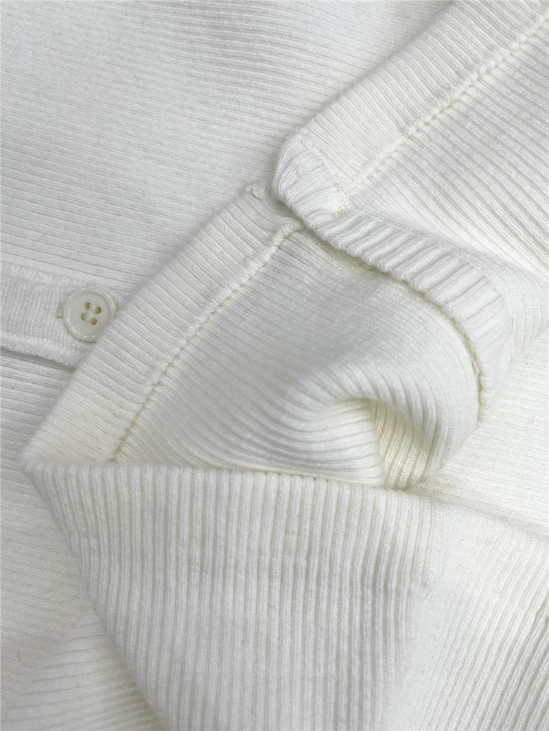 A1exa*der wang logo knitted cardigan in white