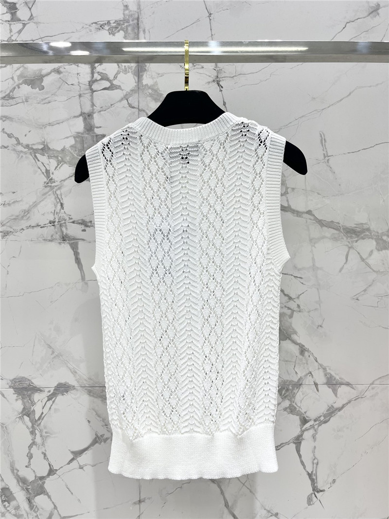 Ch**el knitted short sleeves cheap designer replica clothes