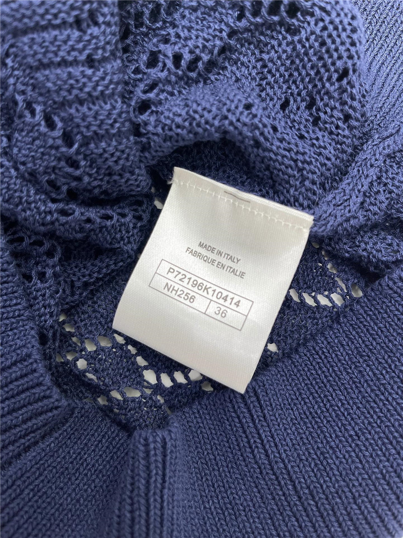 Ch**el knitted short sleeves cheap designer replica clothes