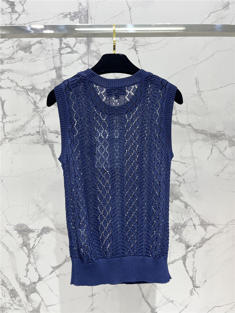 Ch**el knitted short sleeves cheap designer replica clothes