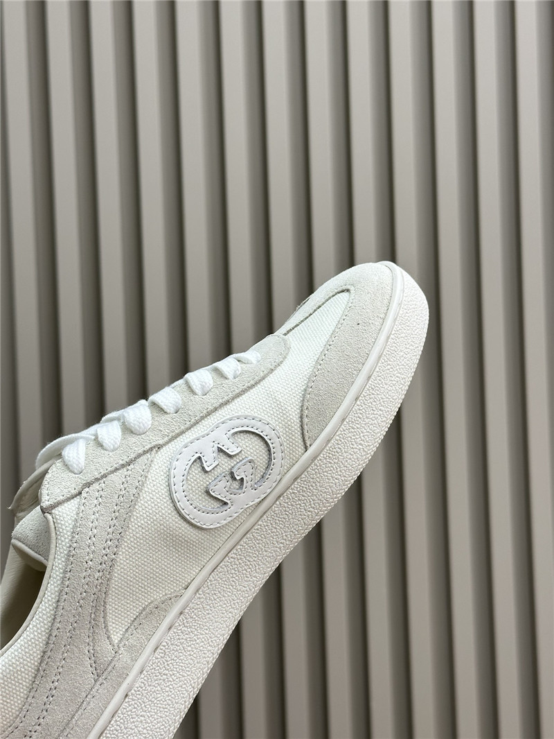 Gvc*1 gg logo lace-up white sneakers