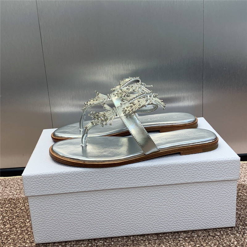 D10r eclat thong sandal silver