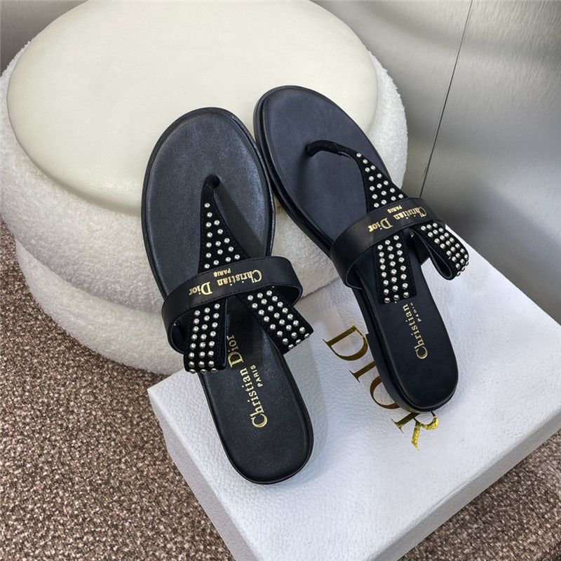 D10r eclat thong sandal black