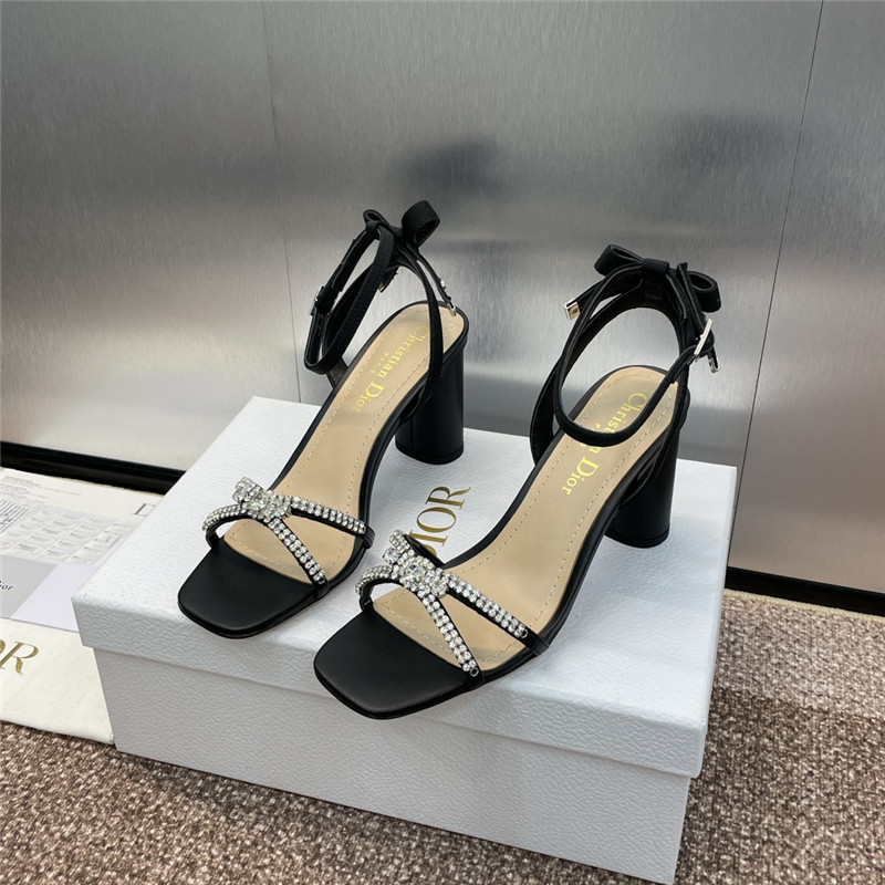 D10r sunset heeled sandals black