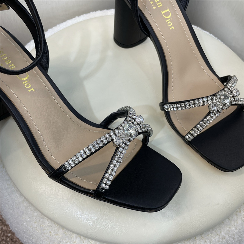 D10r sunset heeled sandals black