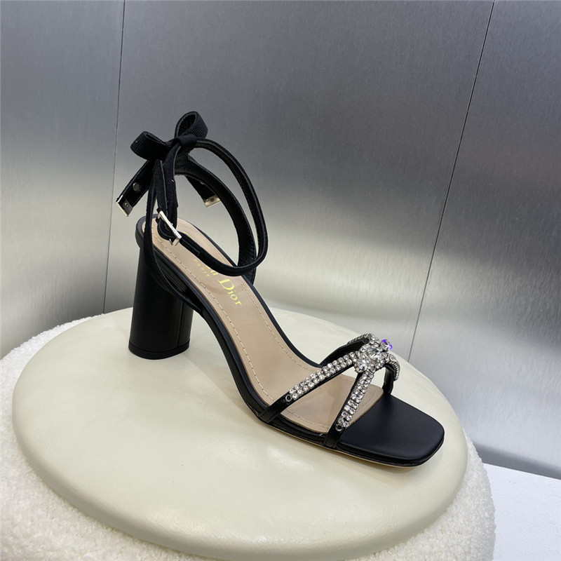 D10r sunset heeled sandals black