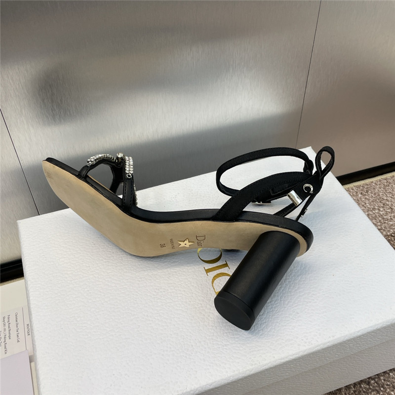 D10r sunset heeled sandals black