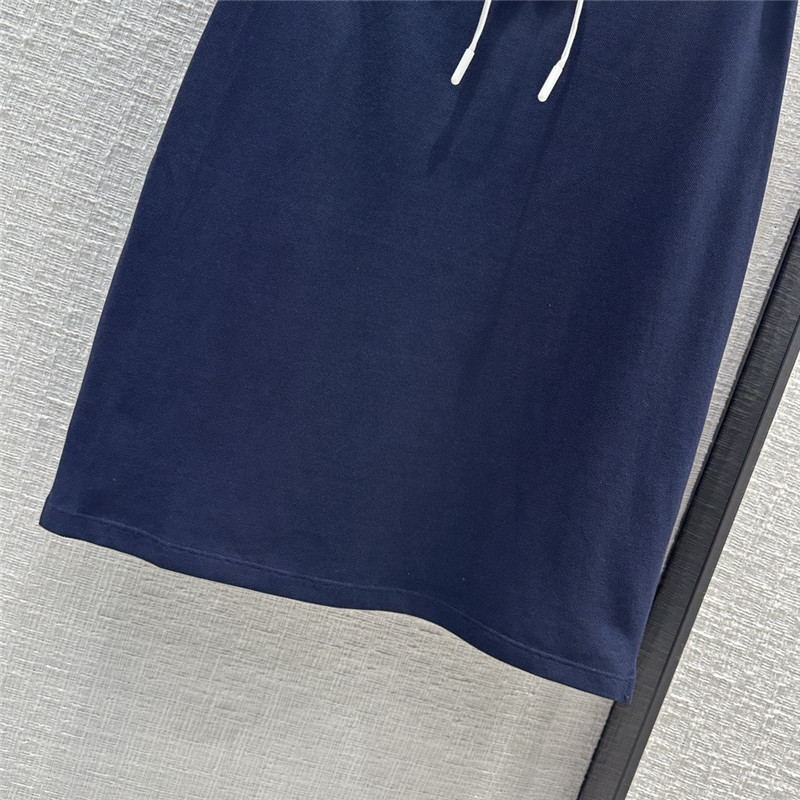 Miu Miu Navy Polo Short-Sleeve Set