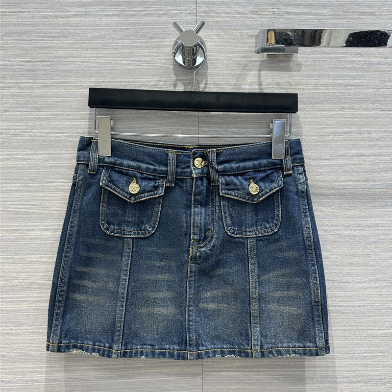 Ce1i*e new denim skirt replica clothing