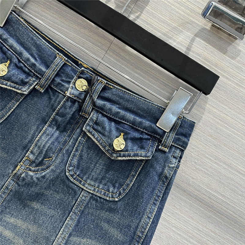 Ce1i*e new denim skirt replica clothing