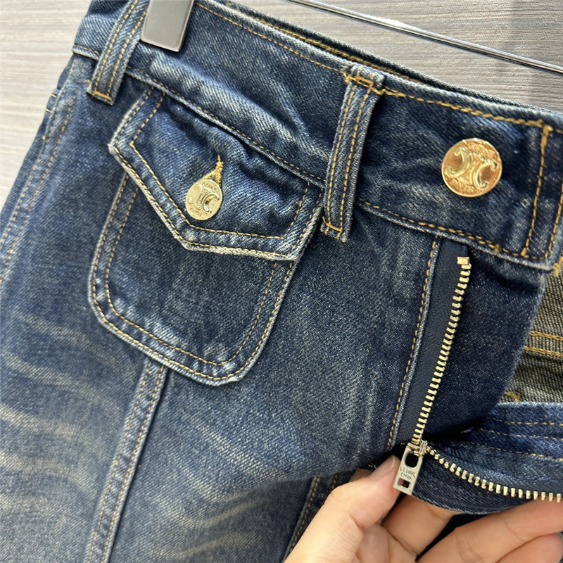 Ce1i*e new denim skirt replica clothing