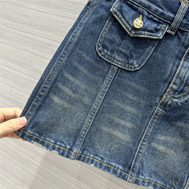 Ce1i*e new denim skirt replica clothing