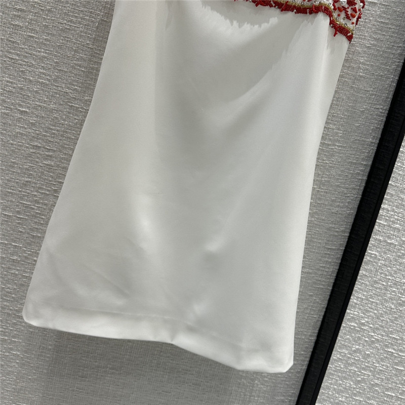 Va1e*ntin0 red coral suspender dress replica clothing