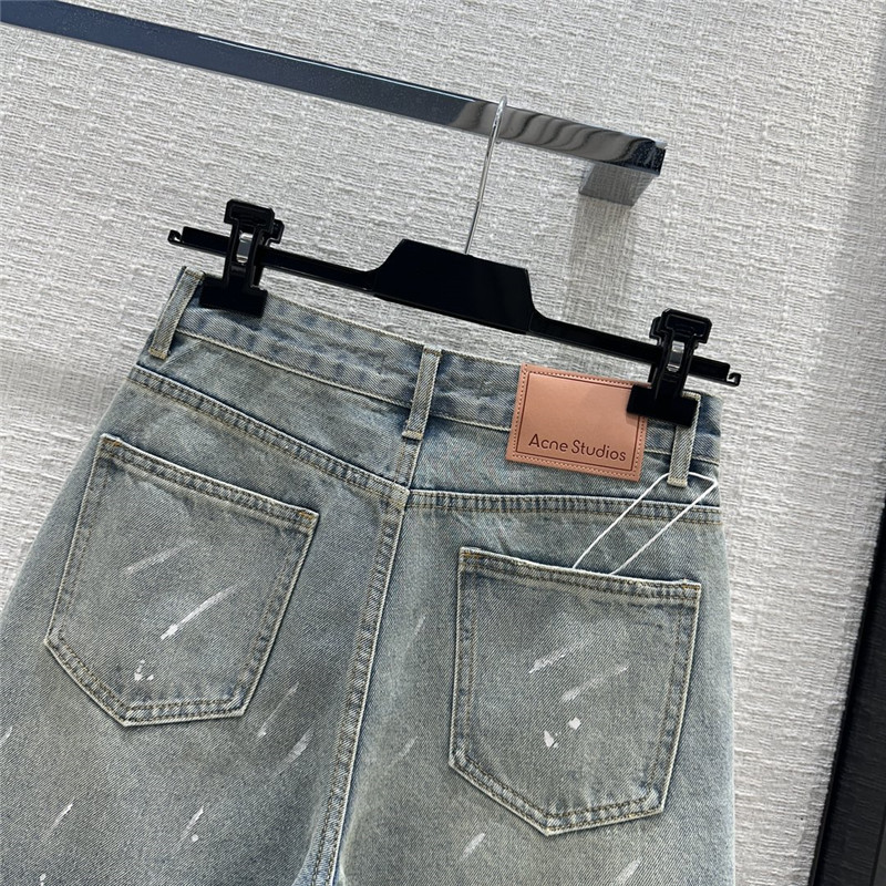 acne studios washed straight leg trousers replica d&g clothing