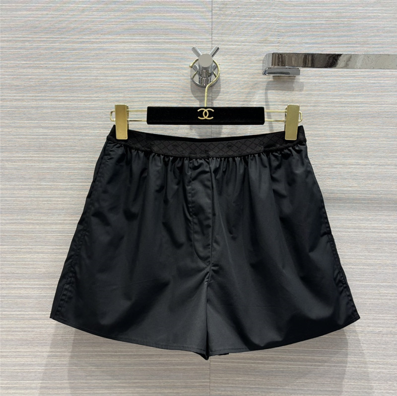 Ch**el double c webbing waist small hot pants replica clothing