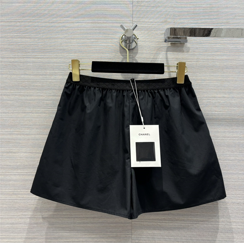 Ch**el double c webbing waist small hot pants replica clothing