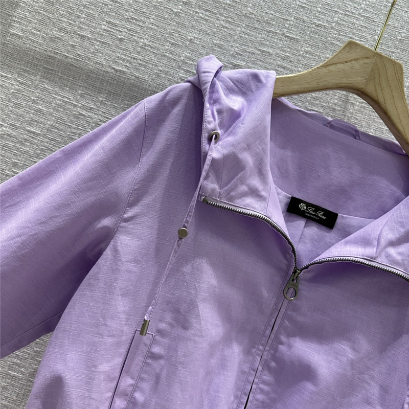 L0r0 P1ana linen casual shorts suit replica clothes