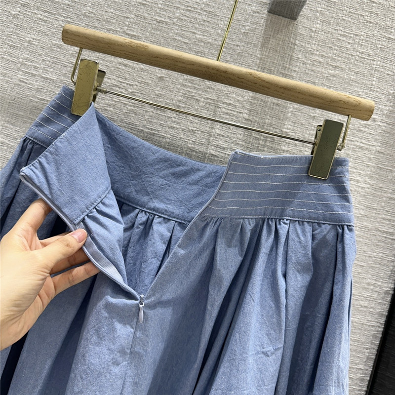 Chloé small fresh blue skirt replica d&g clothing