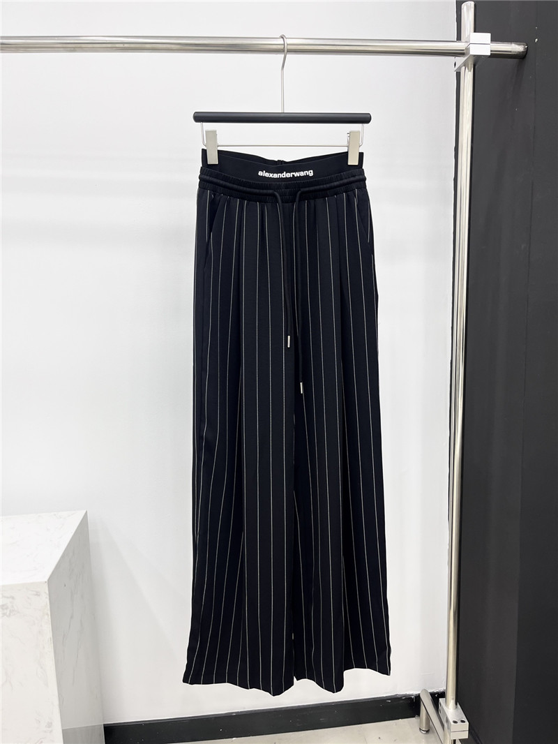 A1exa*der wang elastic double waist casual pants replica clothing