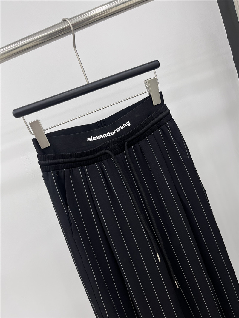 A1exa*der wang elastic double waist casual pants replica clothing