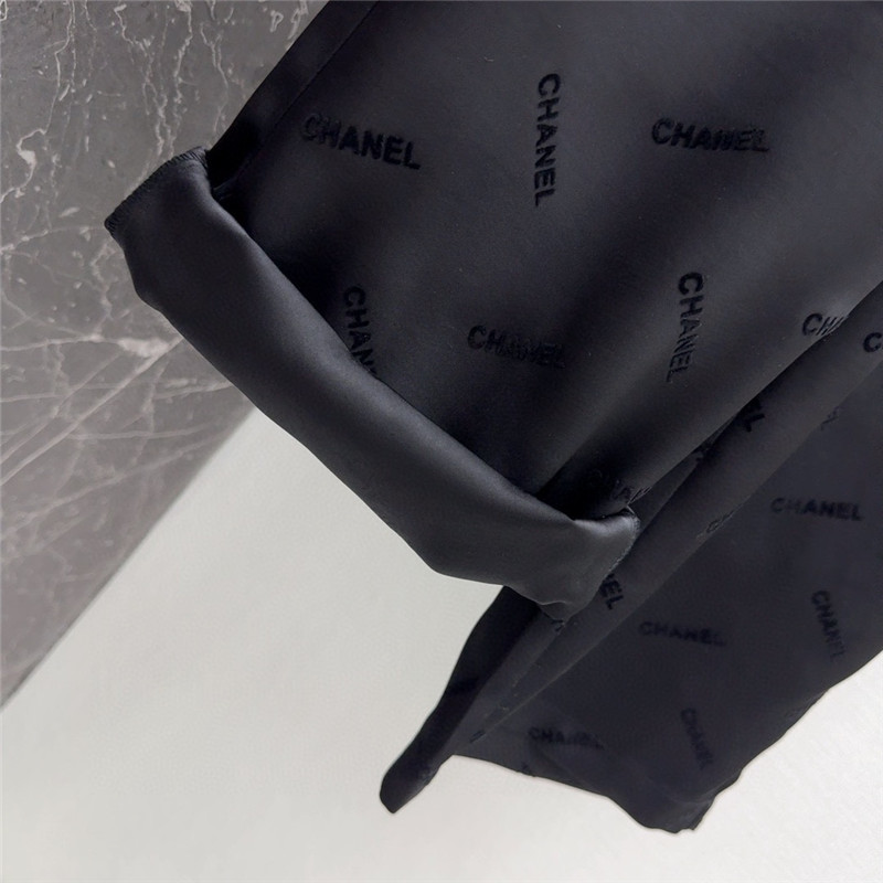 Ch**el elastic waist straight pants cheap replica designer clothes