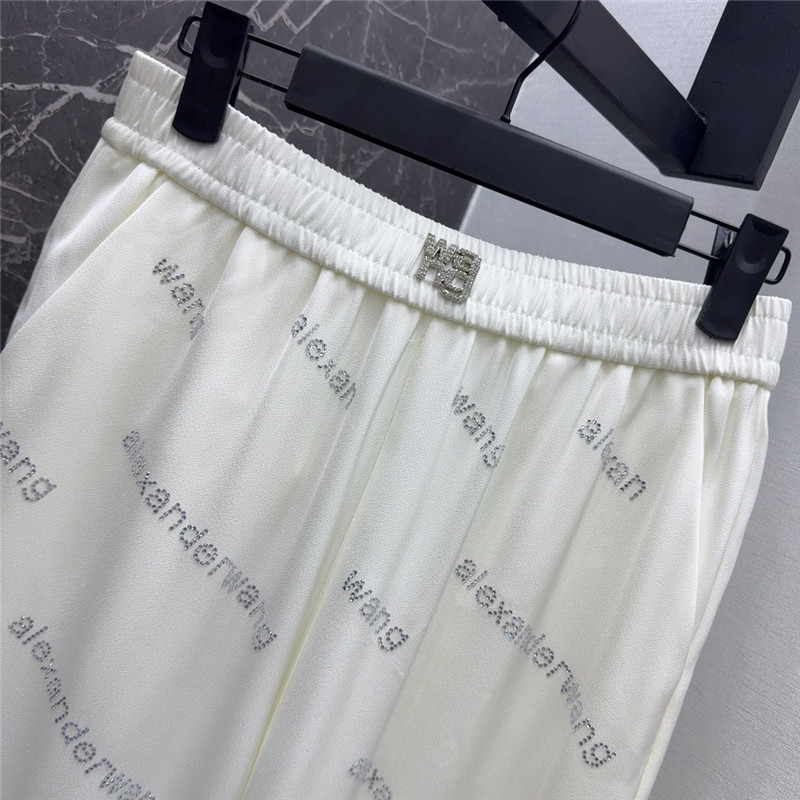 a1exa*der wang D1am0nd-embellished straight-leg pants