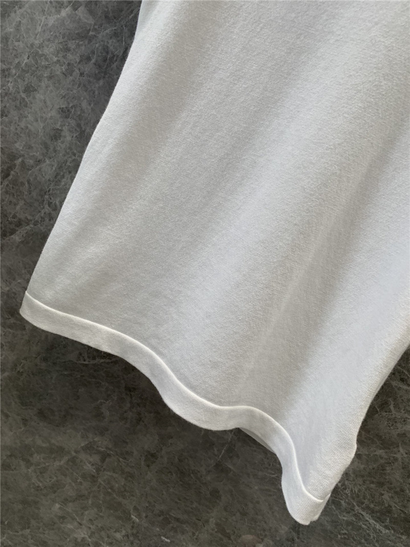 Ch**el knitted short sleeve top replica clothing