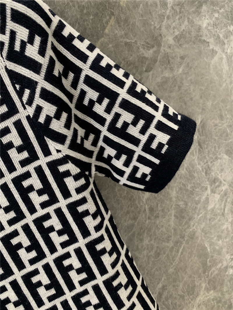 F**di presbyopic knitted short-sleeved dress replica clothing