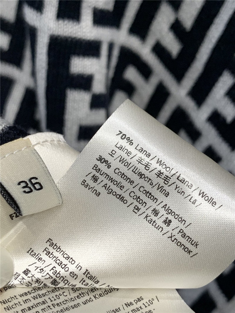 F**di presbyopic knitted short-sleeved dress replica clothing