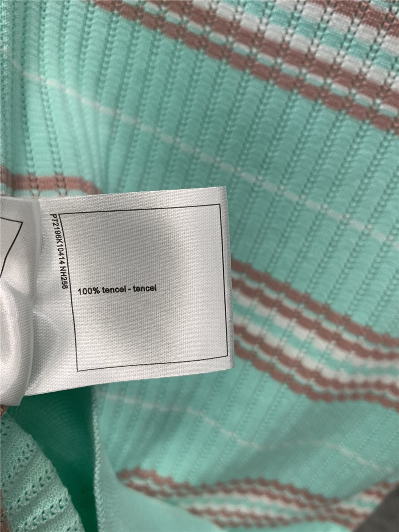 Ch**el short sleeve knitted top designer replica clothes