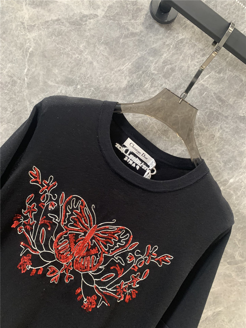 D10r knitted short sleeve top replica designer clothes