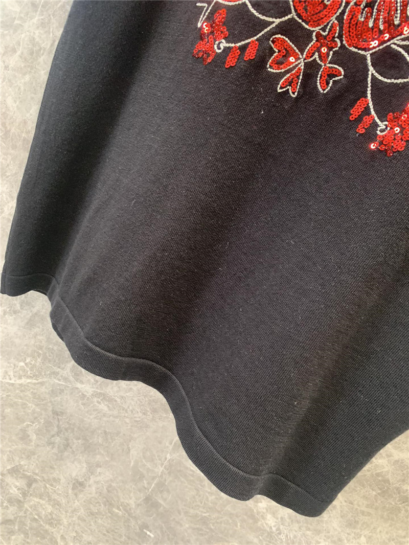 D10r knitted short sleeve top replica designer clothes