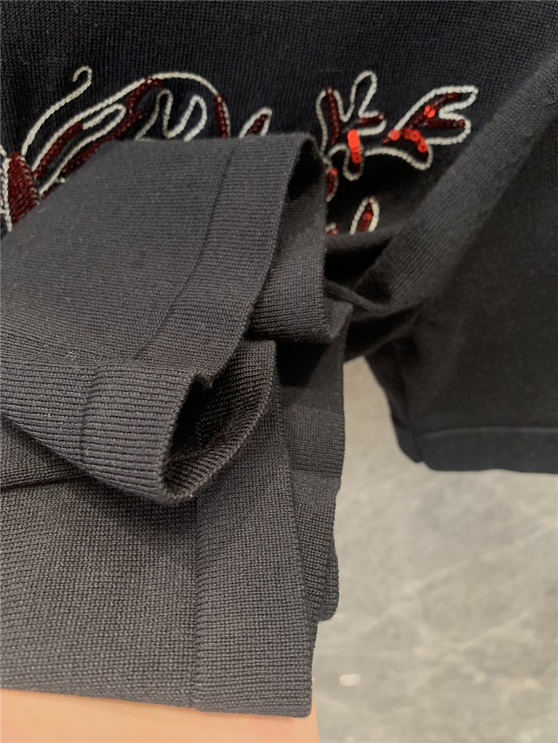 D10r knitted short sleeve top replica designer clothes