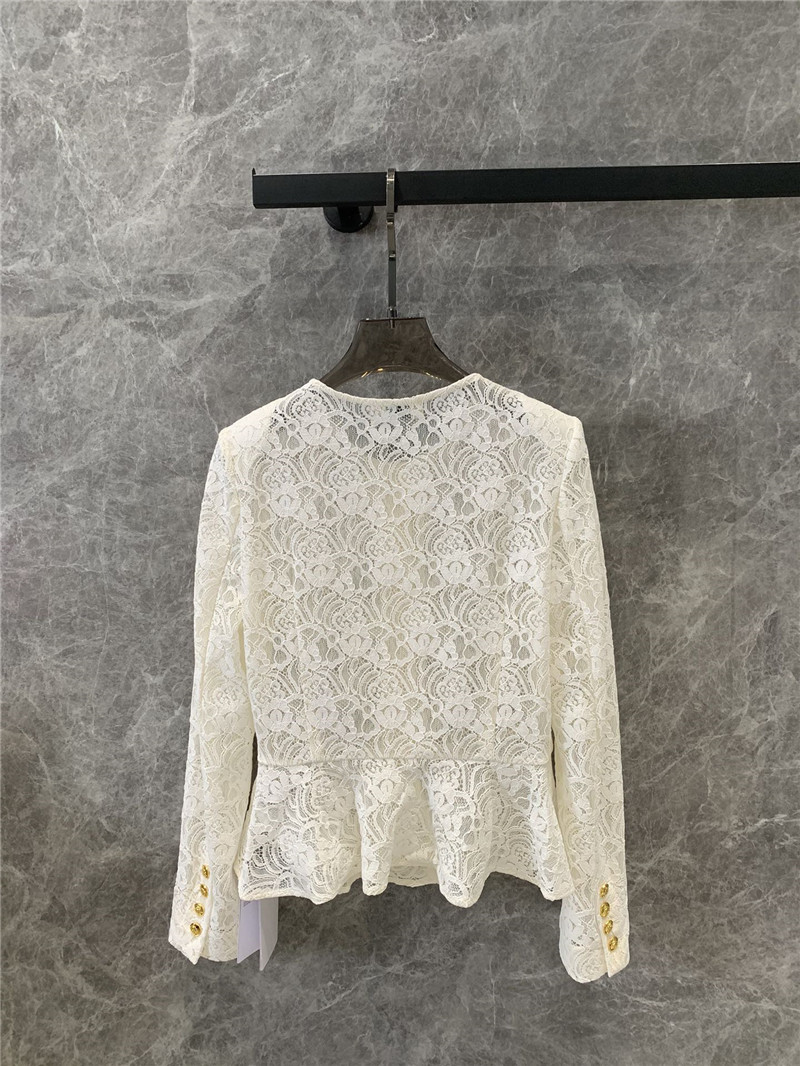 Ce1i*e thin lace waist mini jacket replica d&g clothing