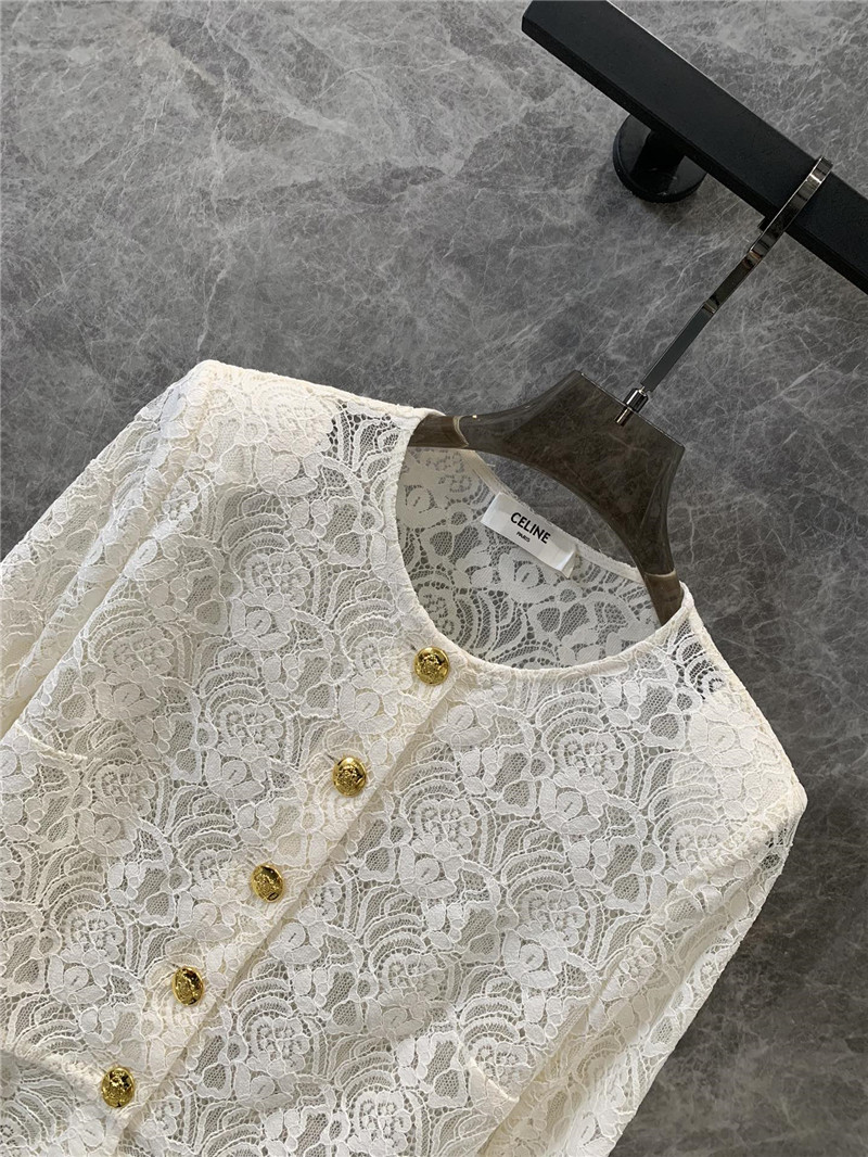 Ce1i*e thin lace waist mini jacket replica d&g clothing