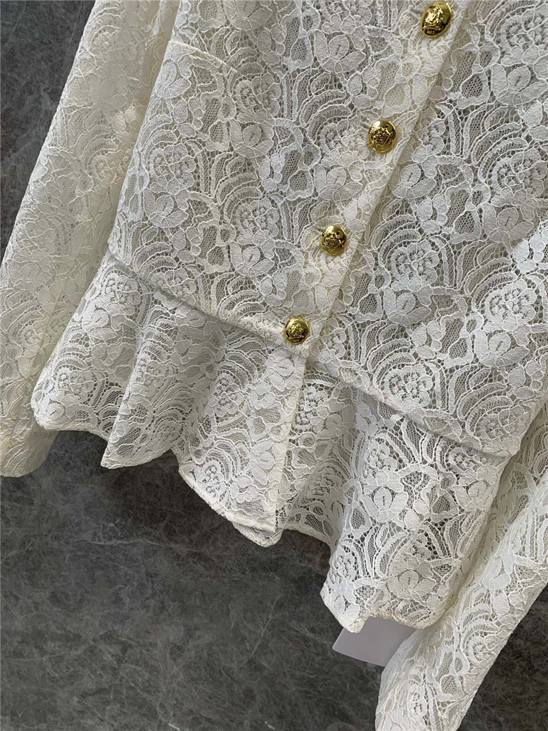 Ce1i*e thin lace waist mini jacket replica d&g clothing