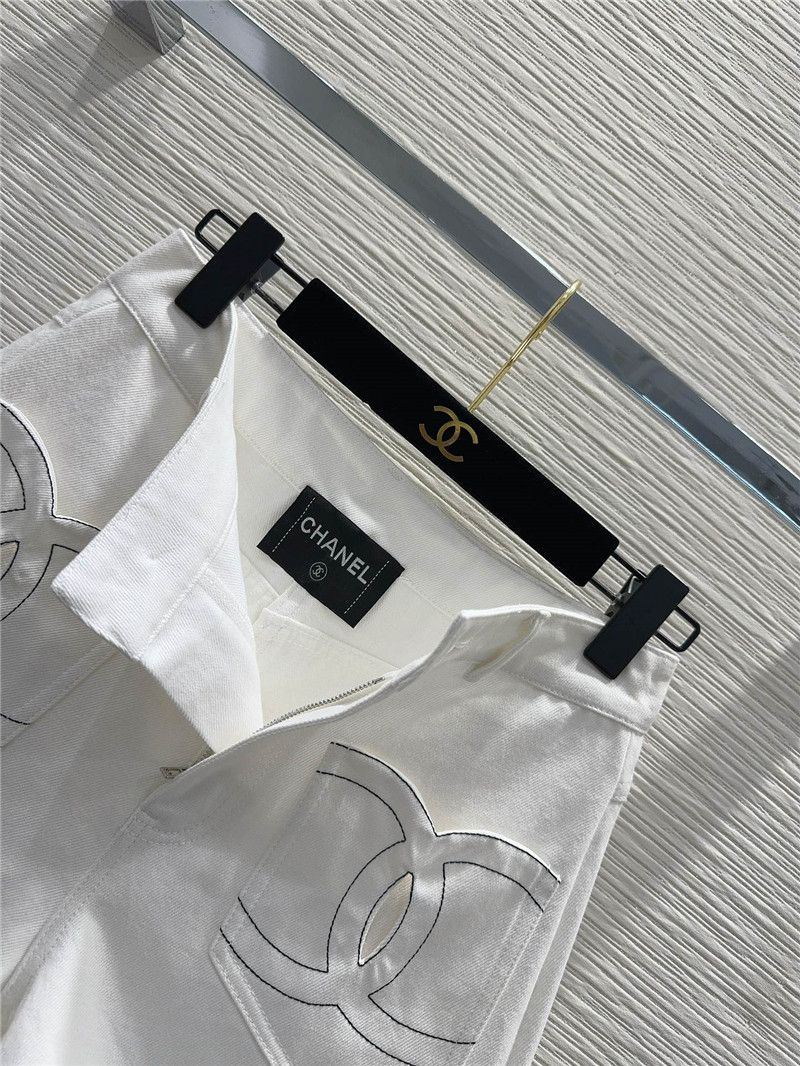 Ch**el denim denim shorts replica designer clothing websites