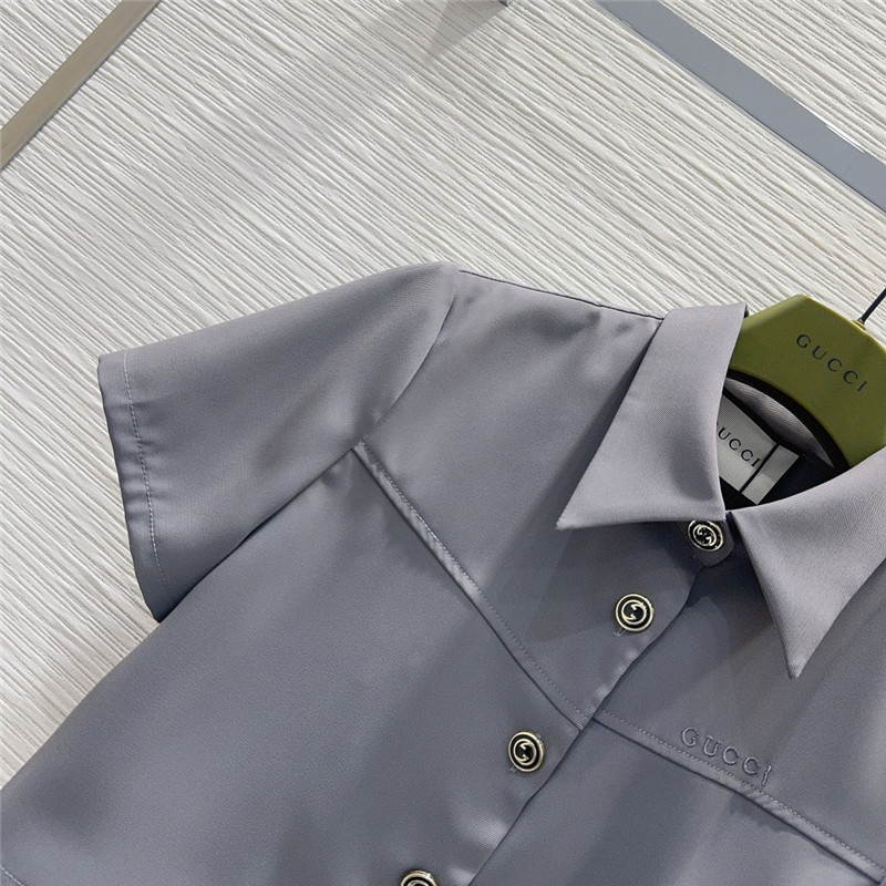 Gvc*1 lapel top + shorts set replica clothes