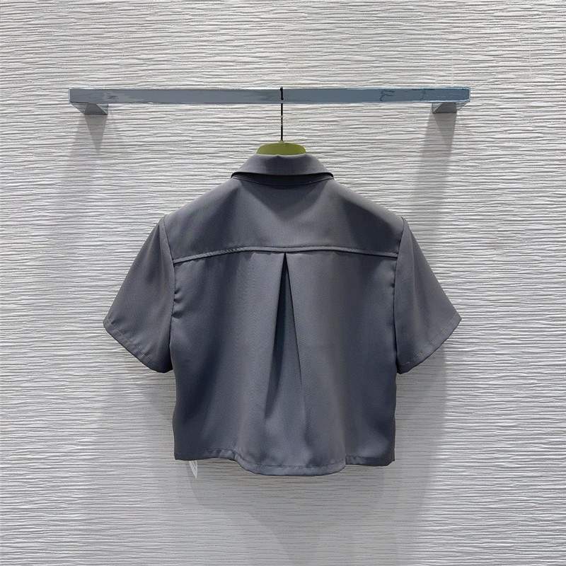 Gvc*1 lapel top + shorts set replica clothes