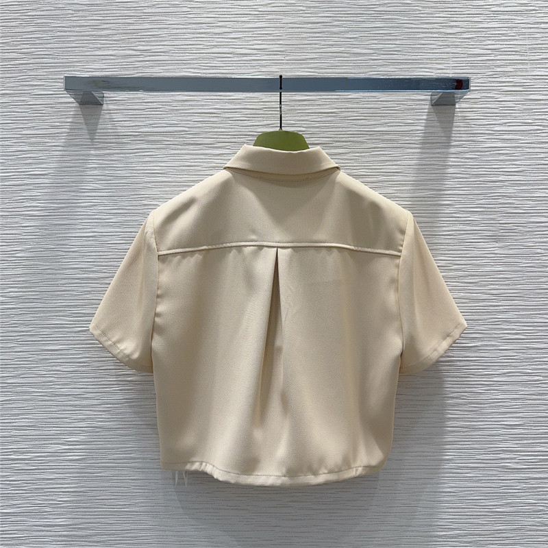 Gvc*1 lapel top + shorts set replica clothes