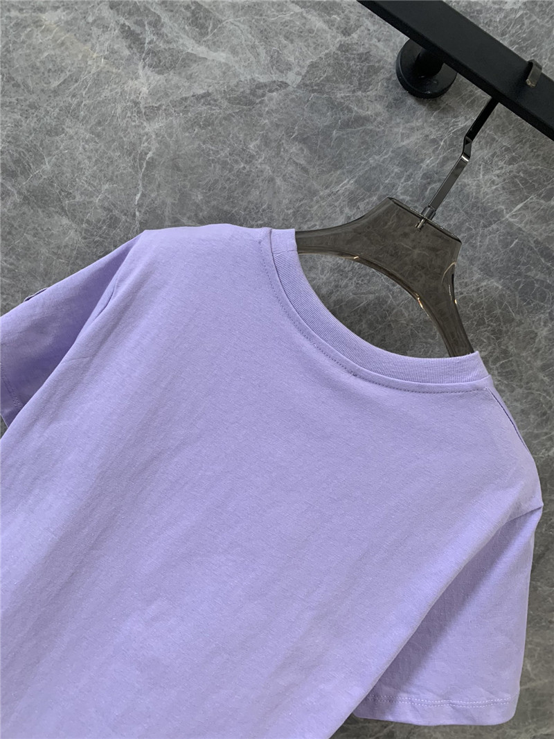 Moncler round neck short sleeve T-shirt replica designer clothes